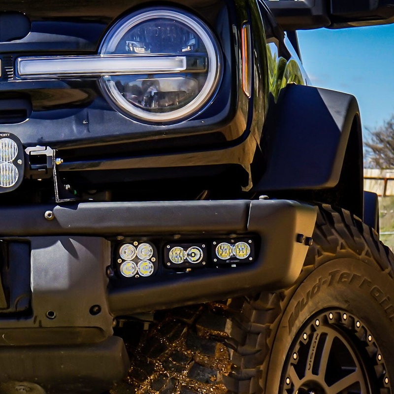BAJA DESIGNS 2022-2024 Ford Bronco RAPTOR Squadron Sport/S2 Sport Fog Pocket LED Light Kit