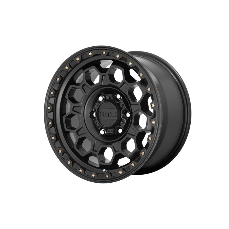 KMC | KM545 Trek | Satin Black | 17x8 | 6x5.5 | +35