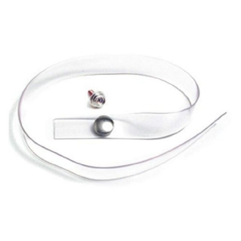 RV Designer H750, Tieback Strap, Clear Plastic, 18 inch, Interior Hardware
