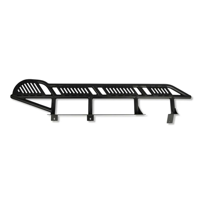 WESTCOTT DESIGNS 2005-2023 Toyota Tacoma 4WD Short Bed Double-Cab 0 Degree Angle Rocker Sliders - Black Powder Coated Finish