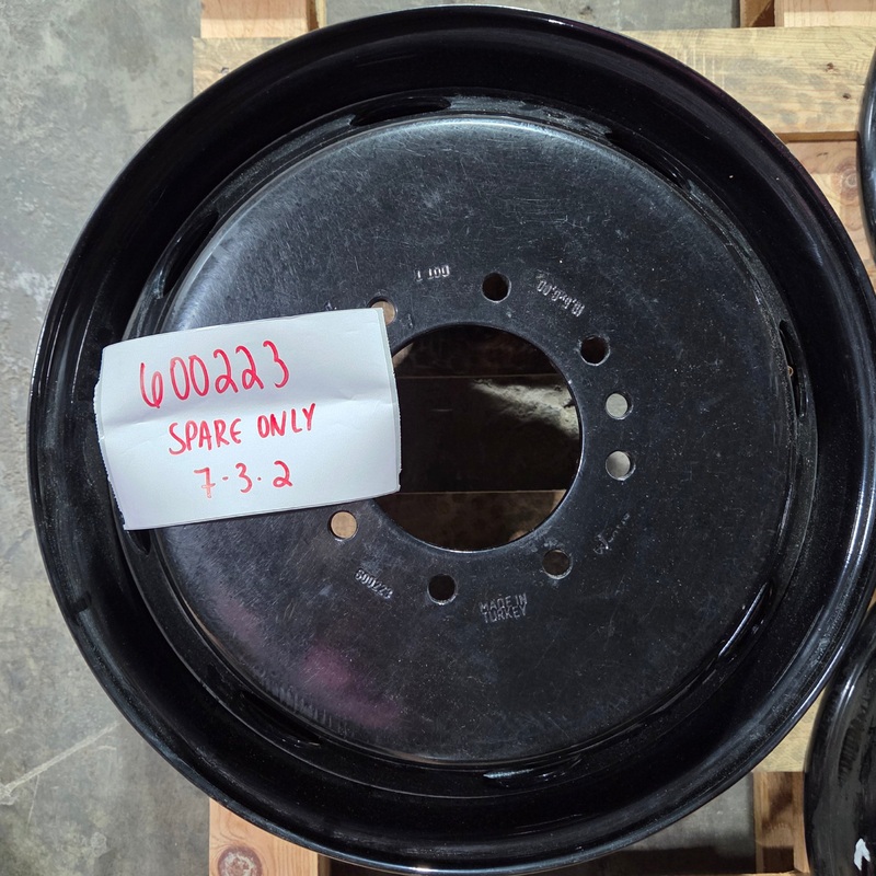 19.5x6.00 8x170mm Black Steel Dual Wheel (Ford F350 1998-2004) SPARE ONLY