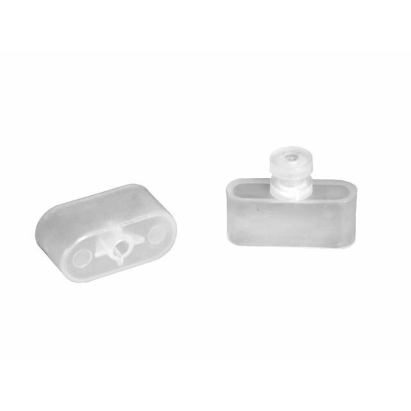 RV Designer A300, Window Covering Hardware, Mini Blind Rail Ends, Use with A301 or A302, 2 Per Pack, Regular
