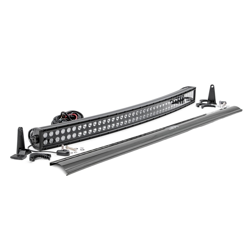 40 Inch Black Series LED Light Bar | Curved | Dual Row