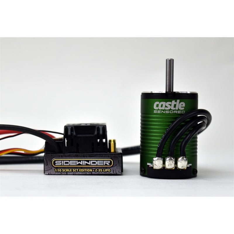 Castle Sidewinder SCT H20proof Combo w/1410-3800 KV Motor Sensored