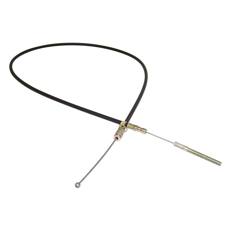 Crown Automotive J0906750 Parking Brake Cable Fits CJ3 CJ5 CJ5A CJ6 CJ6A Willys