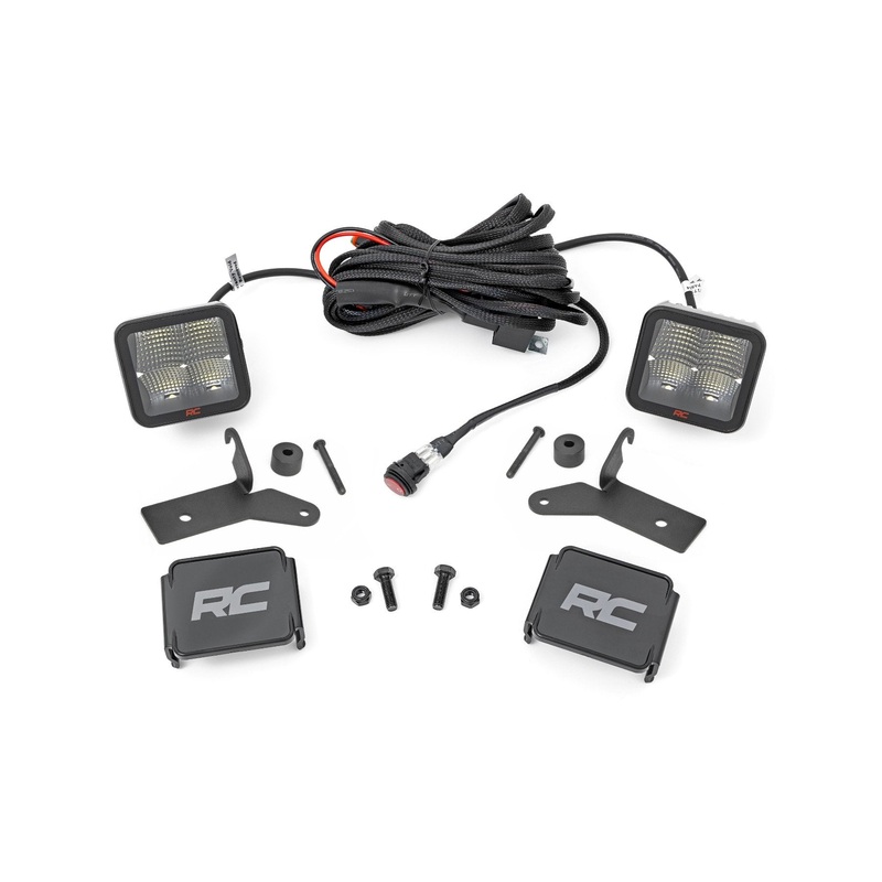 LED Light Kit | Hinge Mount | 2" Spectrum Pair | Jeep Gladiator JT/Wrangler JL (18-24)