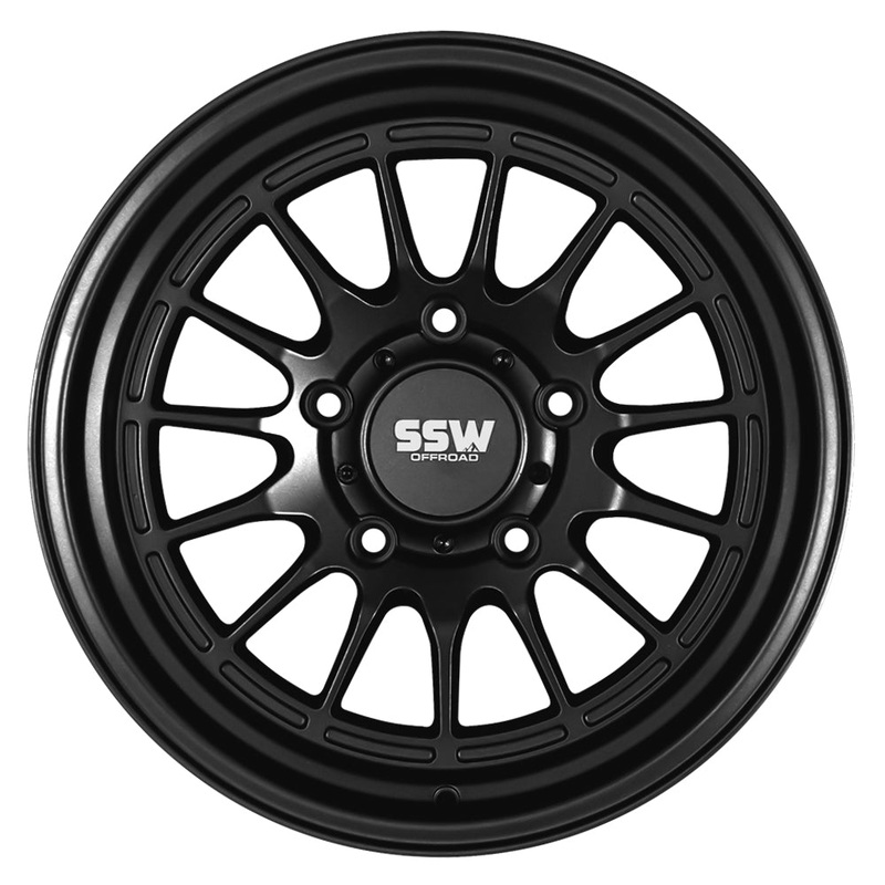 SSW Off-Road Dakar Wheel / Matte Black / 17X9.0 +0 (5 LUG)