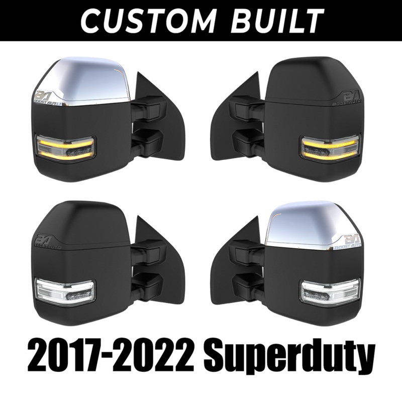 2017-2022 Ford F250/F350 Superduty Boost Auto Parts New Style Tow Mirrors