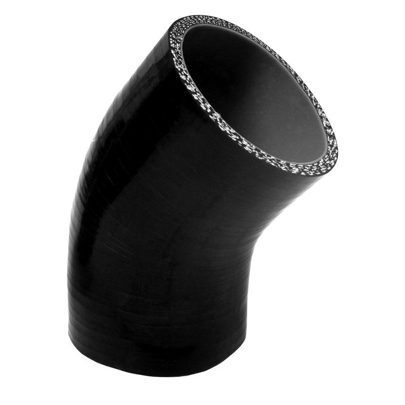 3.0 Inch 45 Deg 6MM 5-Ply Silicone Elbow PPE Diesel