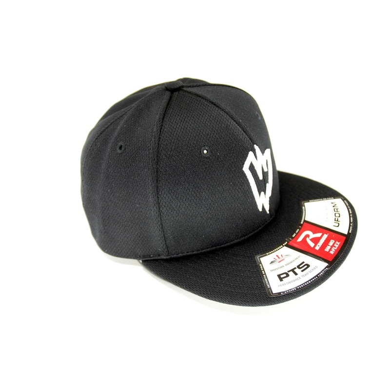 Waldoch Logo Fitted Black Baseball Hat