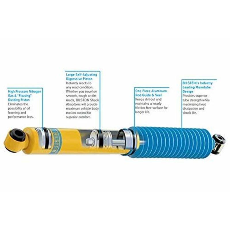 Bilstein (24-186230) 46mm Monotube Shock Absorber , Yellow