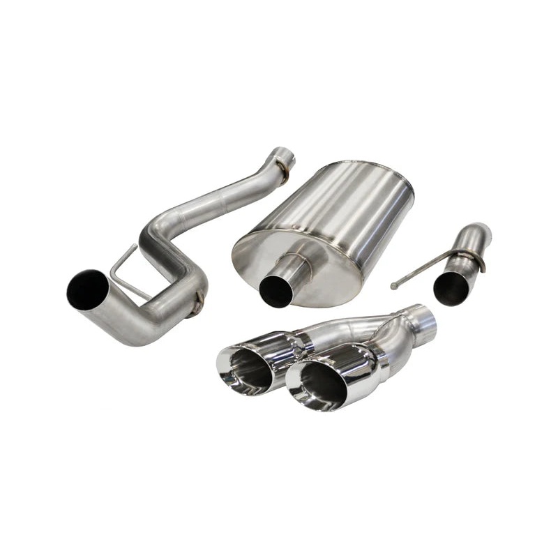 Corsa Performance - Sport / 3.0 in Cat-Back 4.0 in Twin Tips | 2011-2014 Ford F-150, Raptor 6.2L
