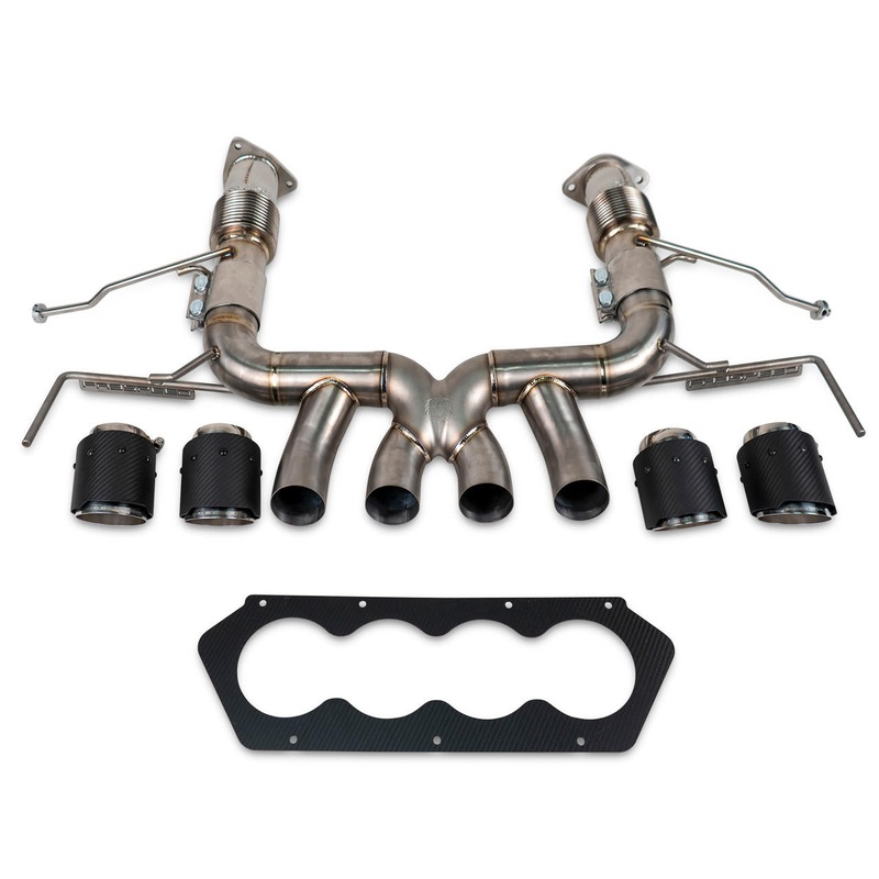 Fabspeed - Chevrolet Corvette C8 Z06 Titanium Supersport X-Pipe Cat-Back Exhaust System (2023+)