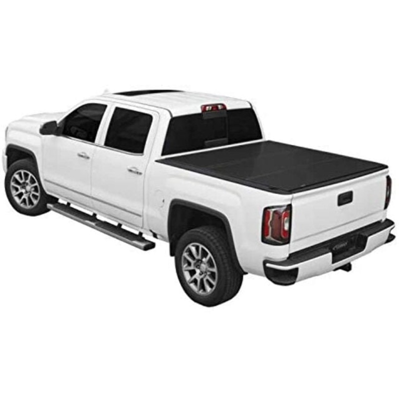 LOMAX B1020099 Hard Tri-Fold Cover; Black Matte Finish;