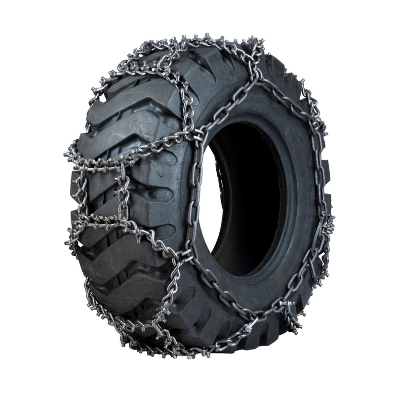 23.1-26 Quality Chain Loader-Grader Norsemen Studded H-Pattern - 1 Pair