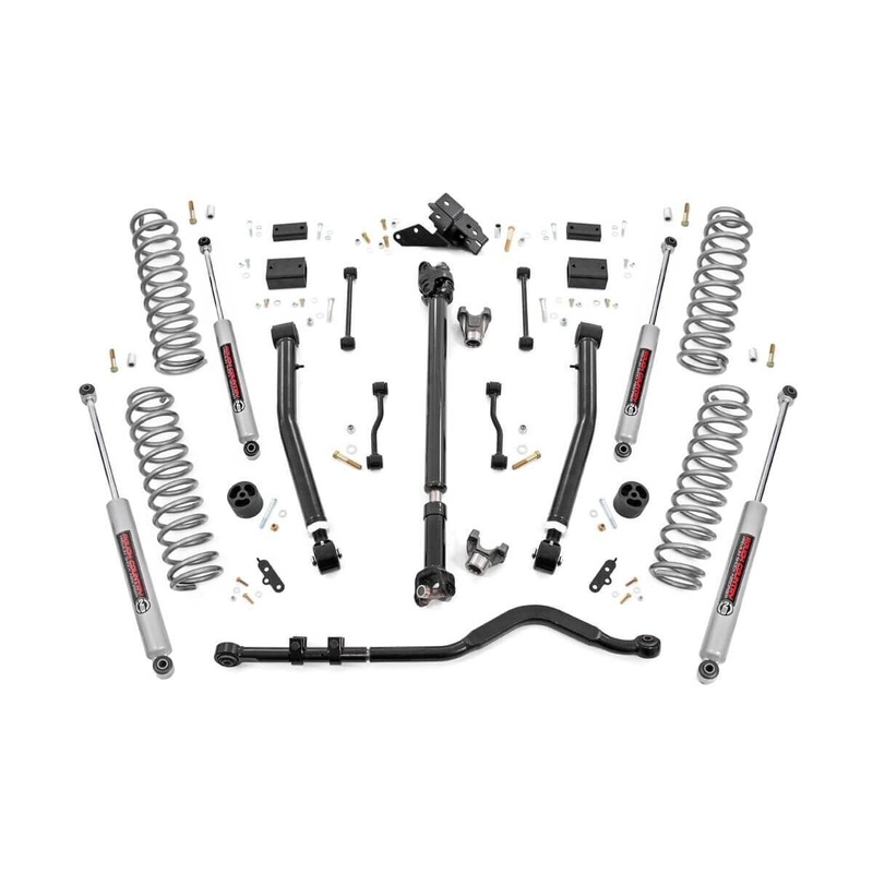 3.5 Inch Lift Kit | Adj LCA | FR D/S | Jeep Wrangler JL Rubicon 4WD (18-23)