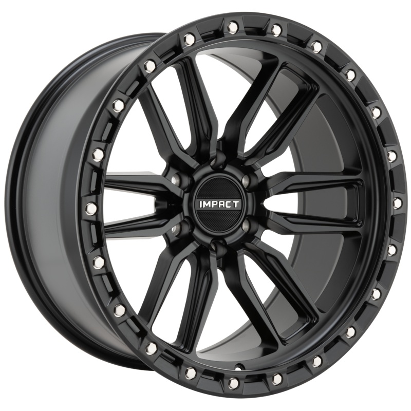 Impact Offroad 20X10 Offroad Wheel |6X139.7 PCD |-12mm Offset |106.1mm CB Satin Black Rims