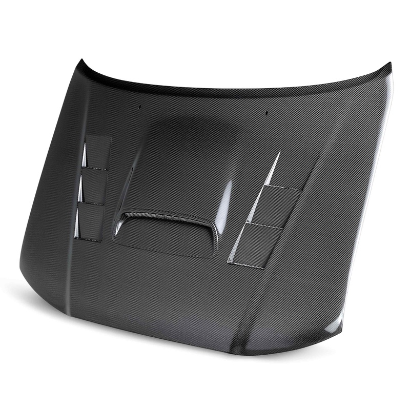 SEIBON 2005-2011 Toyota Tacoma Carbon Fiber Hood (TS-Style)