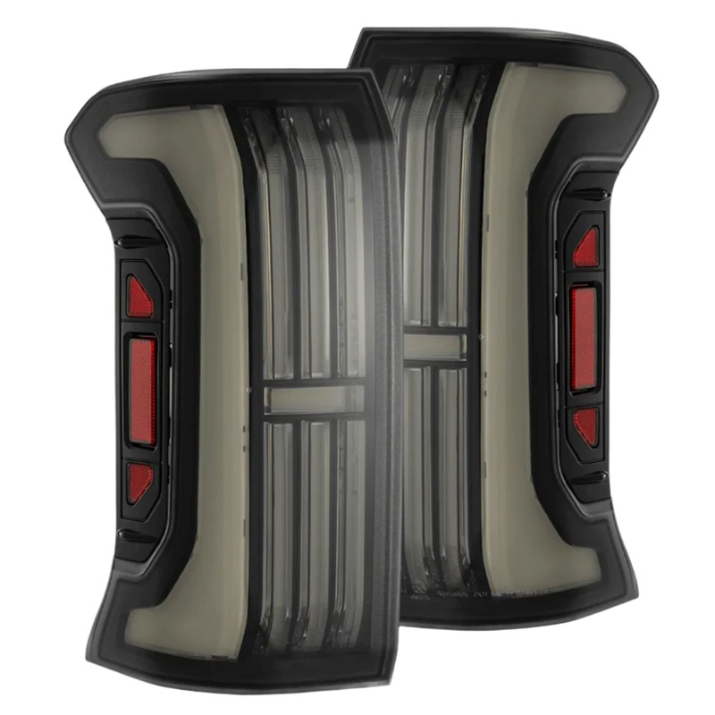 ALPHAREX 2024+ Toyota Tacoma NOVA-Series Prismatic LED Tail Lights Alpha-Black