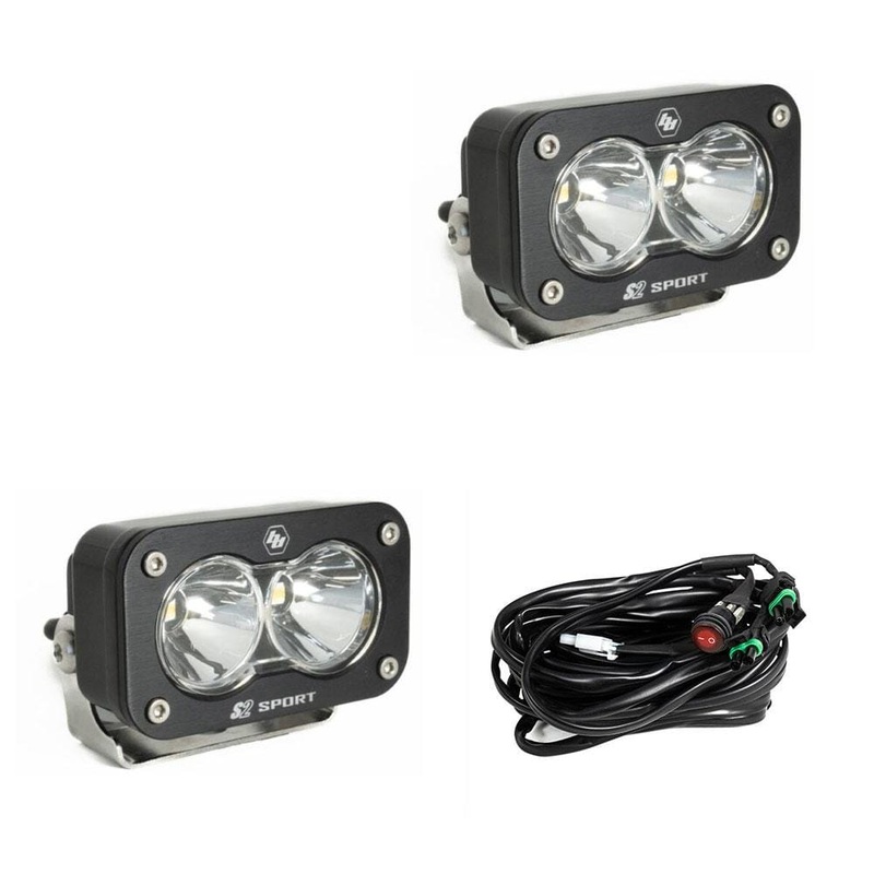BAJA DESIGNS S2 Sport Black LED Auxiliary LED Light Pod Pair - Universal