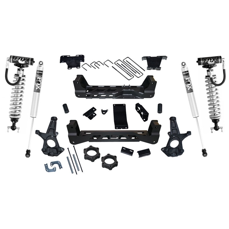 6.5" Lift Kit w/FOXCoilovers&RrShks-14-18 (19Clsc)GM1500 4WD w/Al or SS CtrlArms K161FX