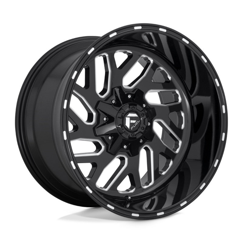 Fuel Triton D581 Milled Gloss Black Finish Aluminum Wheel