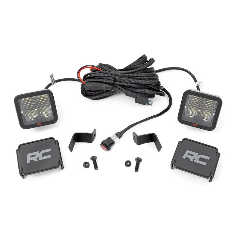 LED Light Kit | Ditch Mount | 2" Spectrum Pair | Spot | Ford F-150 (15-24)/F-150 Lightning (22-24)