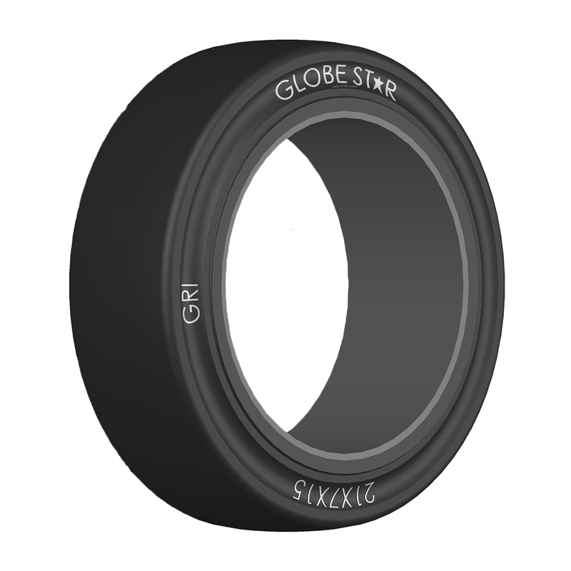 10.00-20 7.5" GRI GLOBESTAR XT, Standard, Smooth, Solid, Black