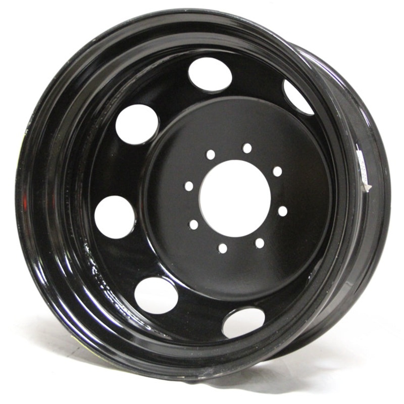 19.5x6.75 American Force Spare 8x6.5" Black Steel (Dodge Ram 3500 DRW 1996-2018)
