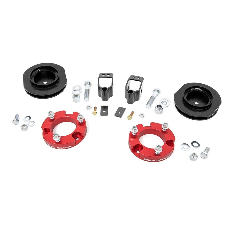 2 Inch Lift Kit | X-REAS | Red Spacers | Toyota 4Runner 2WD/4WD (2010-2024)