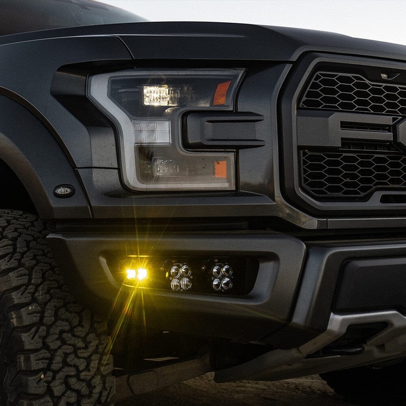 BAJA DESIGNS 2017-2020 Ford F-150 RAPTOR Squadron/S2 SAE Sportsman Fog Pocket LED Light Kit