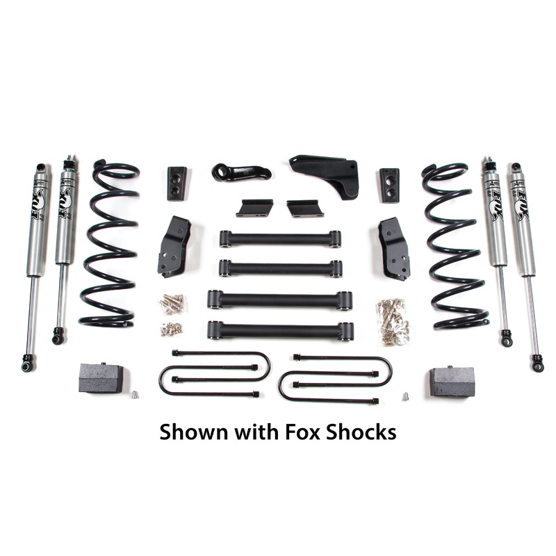 BDS Suspension 6" Suspension Lift Kit - 2010-2013 Dodge 3/4 & 1 Ton 4WD 607H Diesel