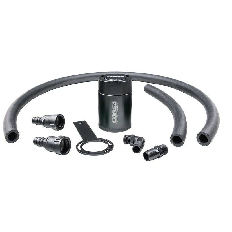 Corsa Performance - Aluminum Oil Catch Can w/ Bracket | 2018-24 Jeep Wrangler JL/JLU, Gladiator JT 3.6L