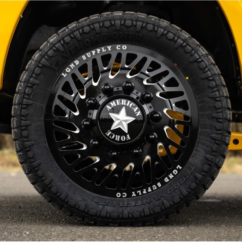 2024 Dodge Ram 3500 Dually - American Force Torsion Dually Wheels Pre-Mounted on Venom Terra Hunter R/T Tires