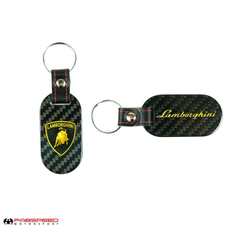 Fabspeed - Lamborghini Shield & Script Carbon Fiber Keyring