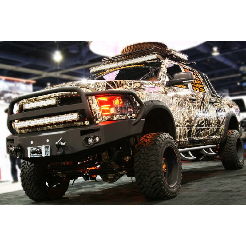 Fab Fours DR10-A2950-1 Premium Heavy Duty Winch Front Bumper