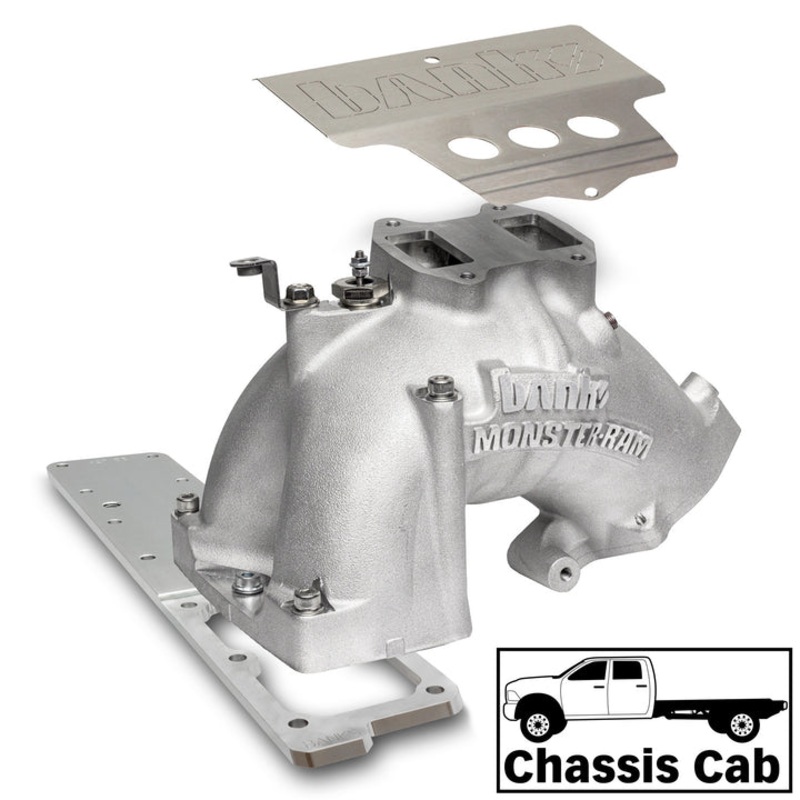 Monster-Ram Intake and Killer Grid Heater Upgrade (Chassis Cab) 2007.5-2012 Ram 3500-5500 6.7L Cummins - Natural