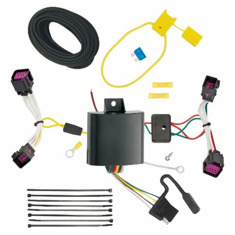TEKONSHA T-One T-Connector Harness, 4-Way Flat, Compatible with Select Chevrolet Sonic
