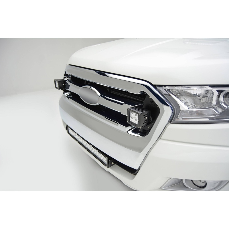 ZROADZ Z465761-KIT Black Mild Steel OEM Grille LED Kit Fits 2015-2018 Ford Ranger T6