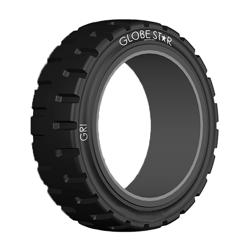 16 1/4x6x11 1/4 (413/152-286) GRI GLOBESTAR Press On Band, LUG, Solid, Black