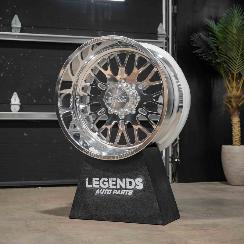 24x14 Liberty Forged LBTY21 - 8x180 Lug Pattern - Polished (Set of 4)