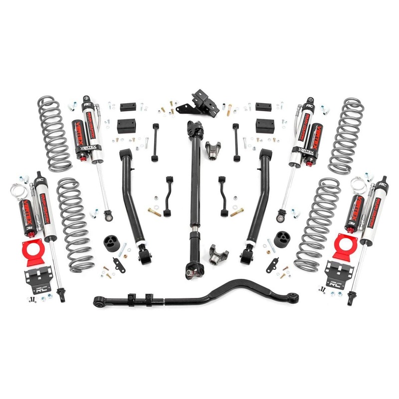 3.5 Inch Lift Kit | Adj Lower | FR D/S | Vertex | Jeep Wrangler JL 4WD (18-23)
