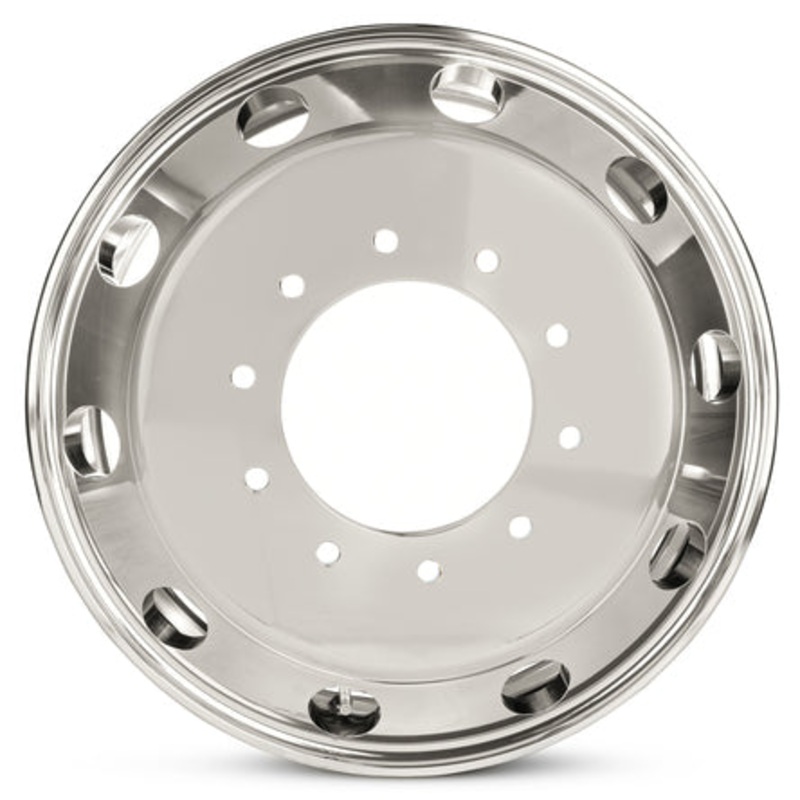 19.5x6 Road Roady RRW-F550B FORD F-450/F-550 DODGE 4500/5500 DUALLY Aluminum Wheels 10x225 Set of 6 (Fits Stock Tire Sizing)