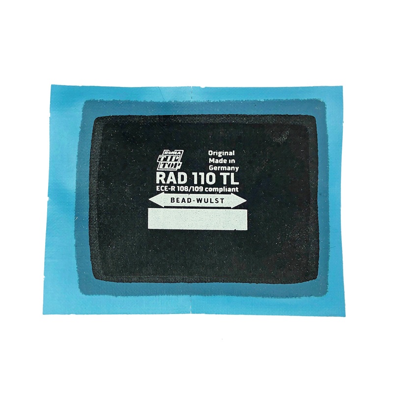 REMA TIP TOP - Self-Vulcanizing Radial Flat Tire Puncture Repair Patches - Available in various sizes