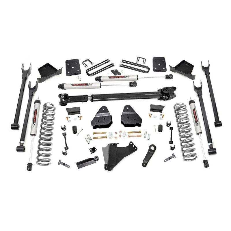 Rough Country 6 Inch Lift Kit Diesel 4 Link D/S V2 Fits Ford F-350 4WD 2017-2022