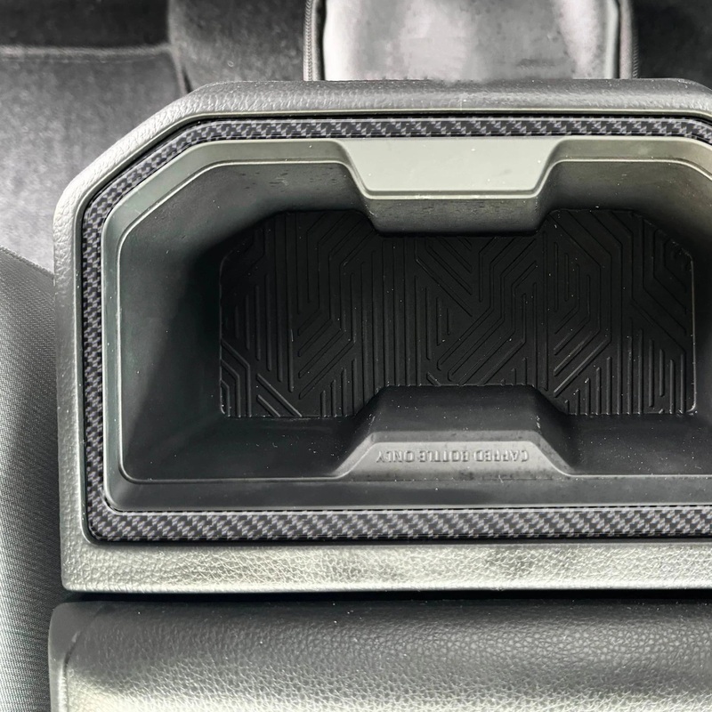 Tufskinz Rear Cup Holder Accent Overlay for Tacoma (2024-2025)