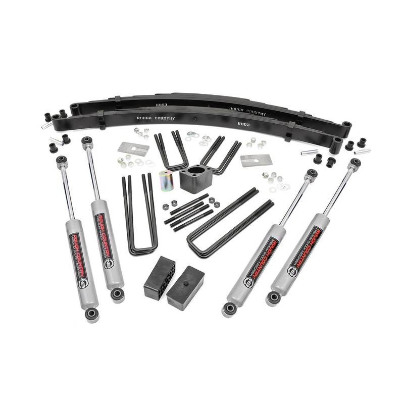 4 Inch Lift Kit | Rear Blocks | Dodge W100 Truck/W200 Truck 4WD (1970-1974)