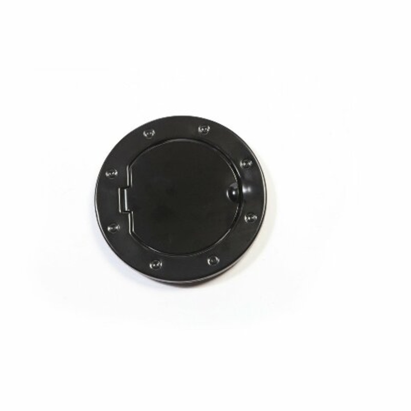 Rugged Ridge | Gas Cap Door, Non-Locking, Black | 11425.05 | Compatible with Jeep Wrangler JK 2007-2018