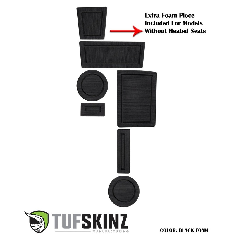 Tufskinz FOAM Cup Holder Inserts (2WD) For 4Runner (2010-2024)