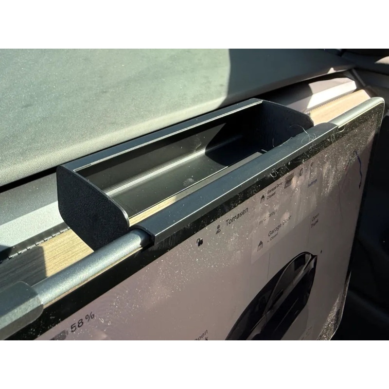 3D Printed Tesla Accessory - Slim Sunglasses Holder for Tesla 3/Y Center Screen